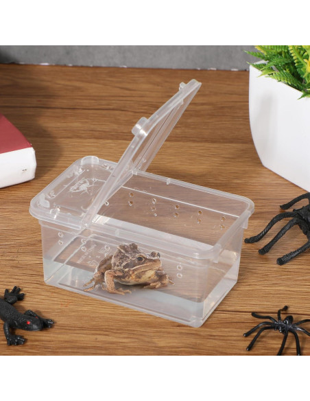 Caja de Cría de Reptiles Irenare 8 Pcs 11x7x7.5 cm
