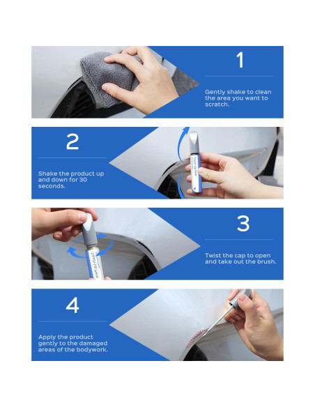 Pintura de Retocado PARTS4EV Perla Azul Ártico 11.8 ml Nissan