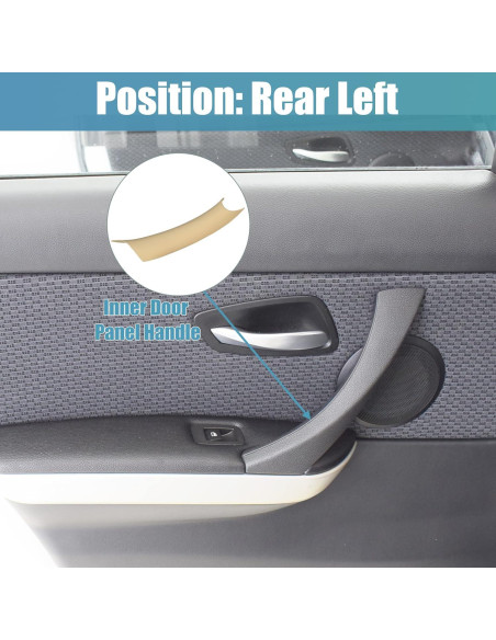 Cubierta Interior del Mango de Puerta BMW F15 F16 3 Piezas Beige