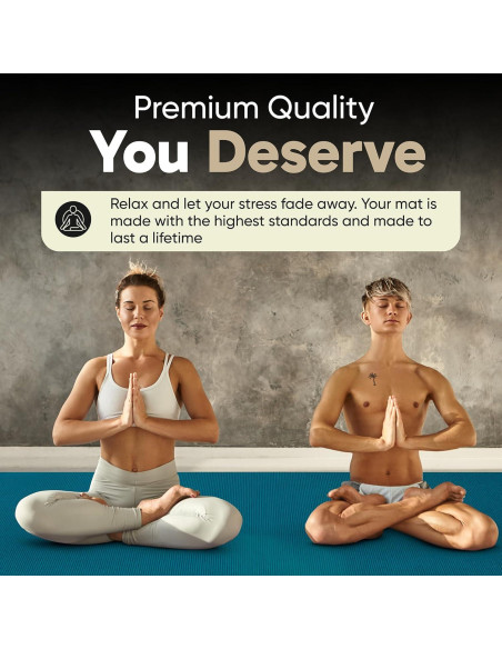 Esterilla de Yoga Grande Gorilla Mats 2.13m x 1.52m 8mm Antideslizante