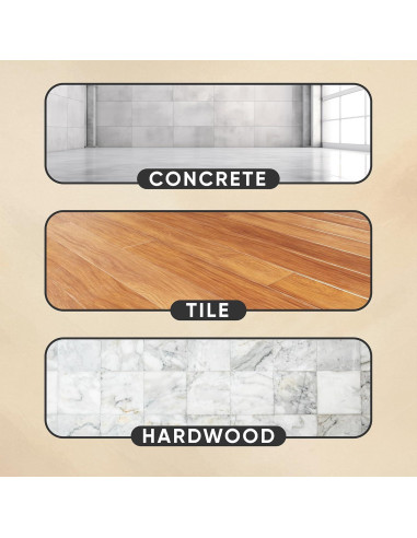 Esterilla de Yoga Grande Gorilla Mats 2.13m x 1.52m 8mm Antideslizante