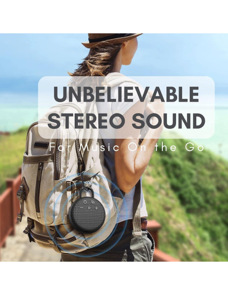 Altavoz Bluetooth MusiBaby M77 Impermeable IPX7 25h Batería