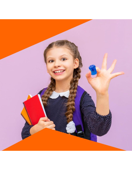 Sacapuntas Manual Doble Orificio Ultimate Stationery Azul 3 Pzas