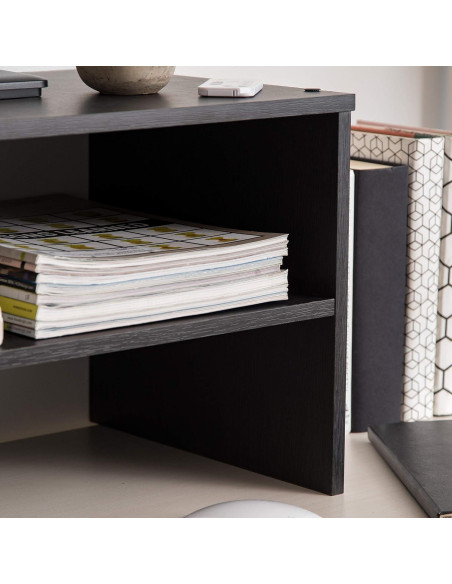 Soporte Organizador de Monitor IRIS USA 2 Niveles Negro