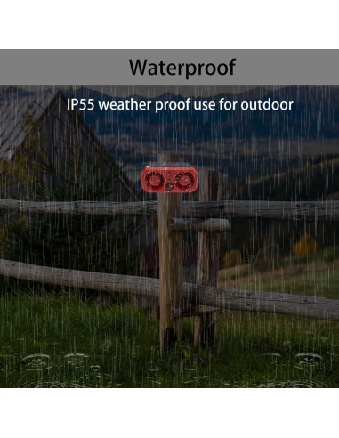 Detector de Movimiento Solar ROYELLE con Sirena y Control Remoto