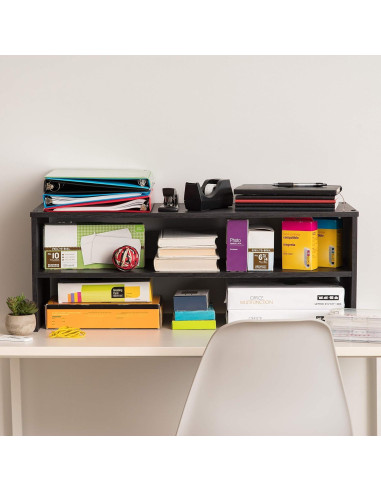 Soporte Organizador de Monitor IRIS USA 2 Niveles Negro