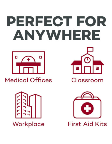 Toallitas Antiséticas de Alcohol Dealmed - 100 Unidades Sin Látex