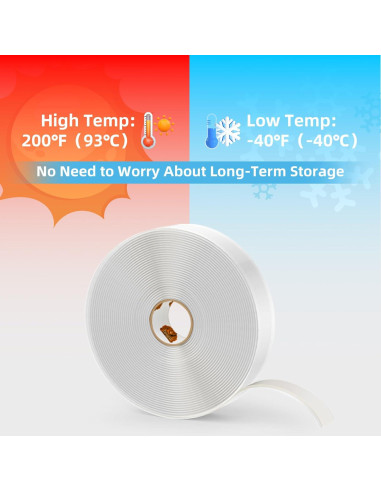 Cinta de Masilla Butílica Negra TAPEBEAR 1,27cm x 9,14m