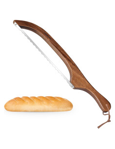 Cuchillo de Pan Serrado RAPSAKEMOH 39.9 cm Mango de Madera