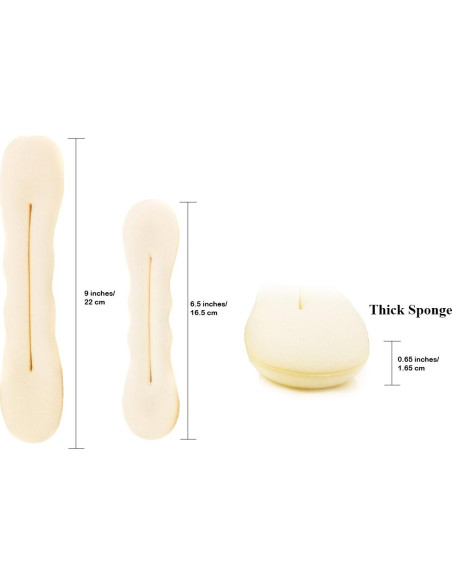 Hacedor de Moño Esponja Beige Rubia 4 Piezas Beaute Galleria Hacedor de Moño Esponja Beige Rubia 4 Piezas Beaute Galleria