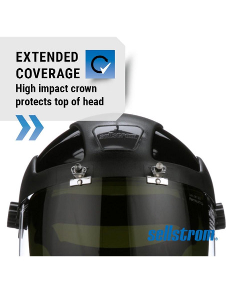 Escudo Facial Sellstrom DP4 - Máscara Ligera Anti Niebla UV/IR