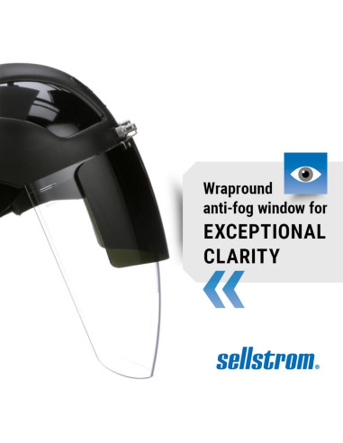 Escudo Facial Sellstrom DP4 - Máscara Ligera Anti Niebla UV/IR