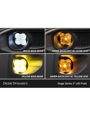 Kit de luces antiniebla LED Diode Dynamics para Toyota Tacoma 2016-2023