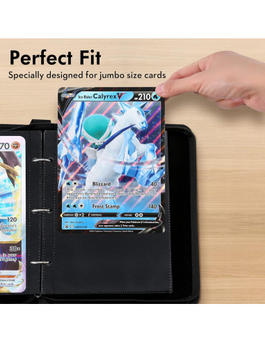 Carpeta Jumbo para Cartas de Pokemon iofeiwak - 80 Páginas