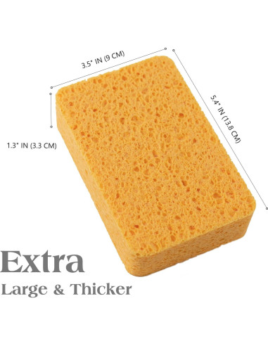 Esponjas de Celulosa Extra Gruesas NBStarTech H33 - 4 Pcs