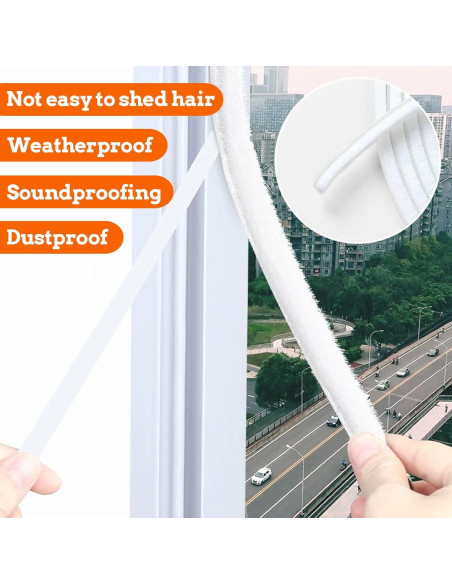 Tira de Sello Aislante KAIYUER 20m x 0.51cm para Puertas y Ventanas