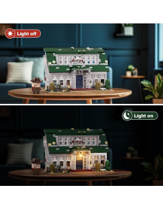 Conjunto Casa Embrujada GIKCFSTBLA 1099 Piezas LED Halloween 2