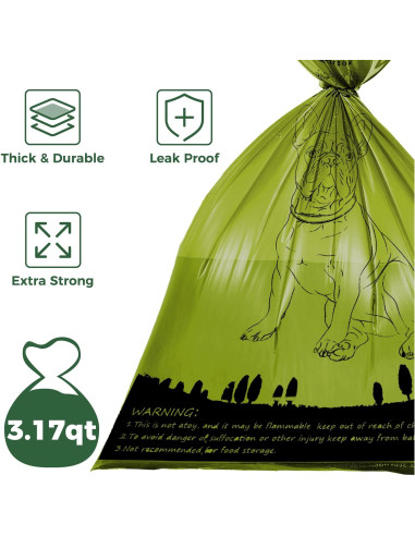 Bolsas de Poop Biodegradables ATIFBOP 150 Unidades con Dispensador