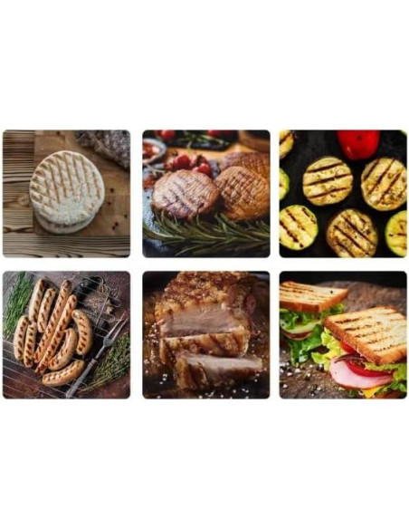 Prensa de Hierro Fundido JNXHON 16.3 cm con Mango de Madera Prensa de Hierro Fundido JNXHON 16.3 cm con Mango de Madera