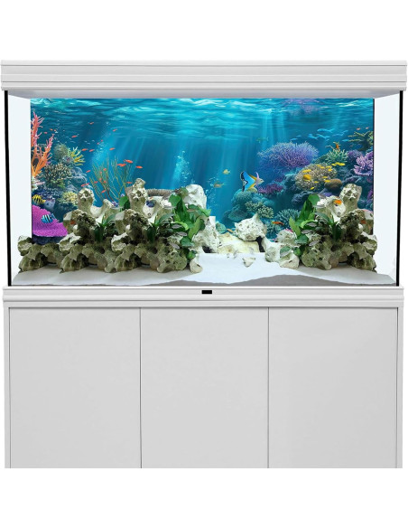 Fondo de Acuario iTapnoom 90x45cm Decoración Coral Poliester Fondo de Acuario iTapnoom 90x45cm Decoración Coral Poliester