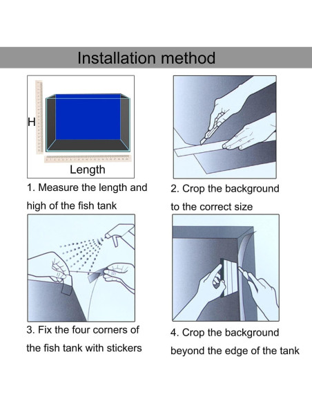 Fondo de Acuario iTapnoom 90x45cm Decoración Coral Poliester Fondo de Acuario iTapnoom 90x45cm Decoración Coral Poliester