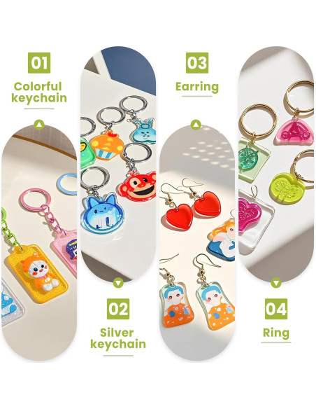 10 Hojas de Plástico Encogible Imprimibles Yncotte 21.6x27.9cm