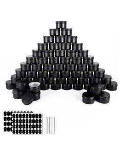 Paquete de 64 latas de aluminio OBKJJ 120 ml con tapa rosca