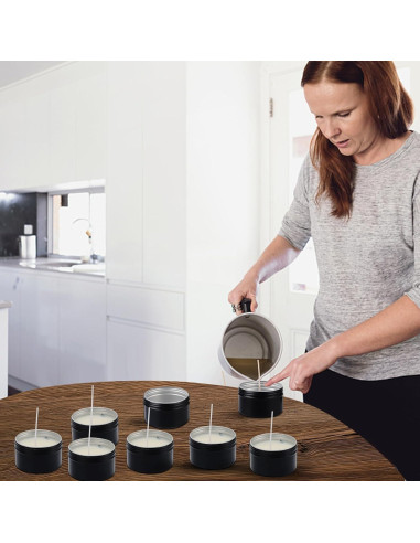 Paquete de 64 latas de aluminio OBKJJ 120 ml con tapa rosca