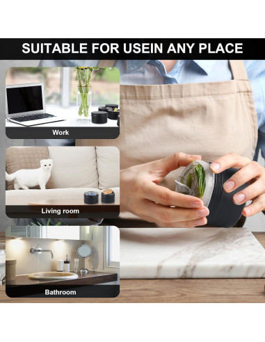 Paquete de 64 latas de aluminio OBKJJ 120 ml con tapa rosca