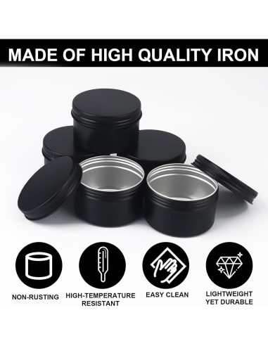 Paquete de 64 latas de aluminio OBKJJ 120 ml con tapa rosca