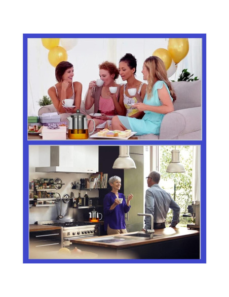 Tetera de vidrio Newraturner 550ML con infusor acero inoxidable