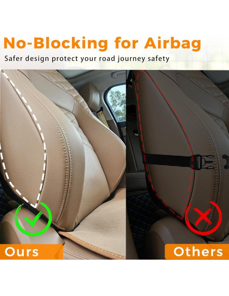 Organizador de Asiento Trasero de Coche Haoxiang, 9 Bolsillos, Negro