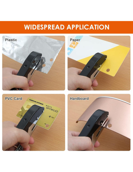 Perforadora de agujeros Rikolto 6mm portátil para papel