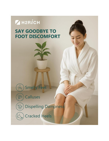 Tabletas de Baño de Hidrógeno H2RICH para Pies - 2 Piezas