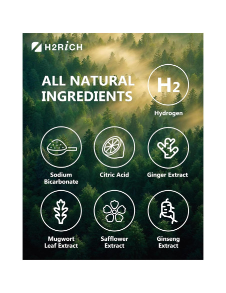 Tabletas de Baño de Hidrógeno H2RICH para Pies - 2 Piezas