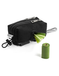 Dispensador de bolsas de excremento para perro Leashrr 2.0 Negro