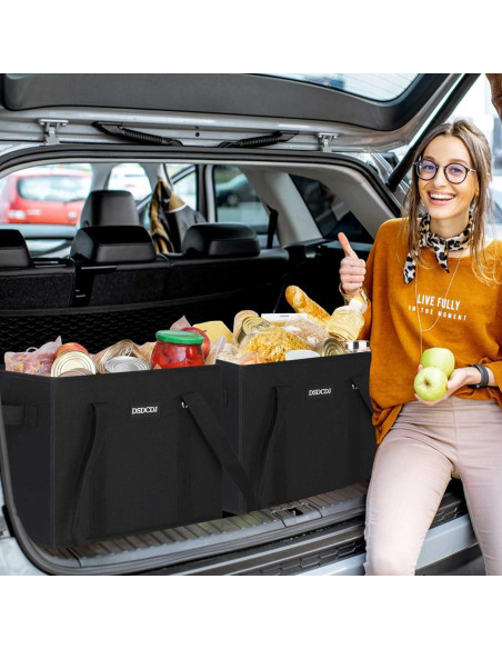 Bolsas de Compras Reutilizables DSDCDJ 3 Pack Alta Resistencia 33x26x28cm Bolsas de Compras Reutilizables DSDCDJ 3 Pack Alta Resistencia 33x26x28cm