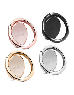 Juego de 4 Soportes de Anillo Rngeo para Dedos - Rotación 360
