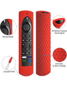 Funda de Silicona para Control Remoto Alexa Fire TV 4K Max 2