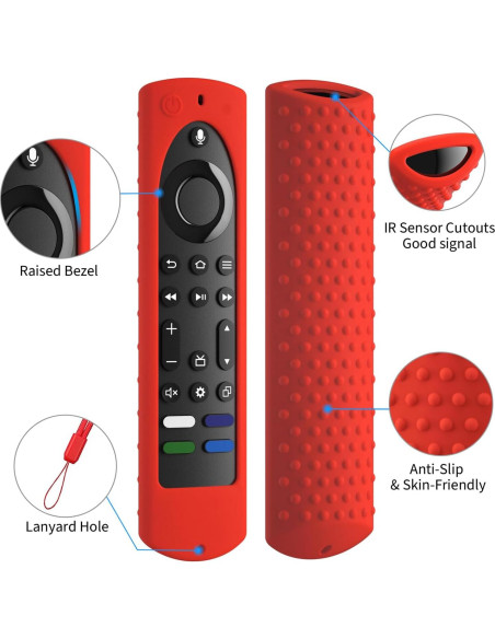 Funda de Silicona para Control Remoto Alexa Fire TV 4K Max