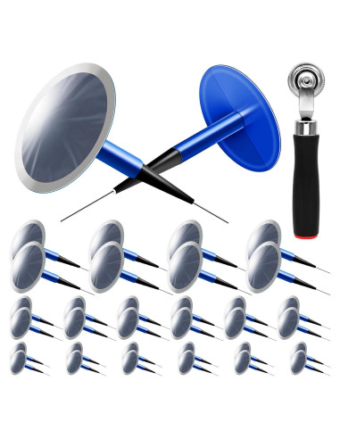 Kit de Reparación de Neumáticos ZOSANY 33 PZS con Tapones de Hongo