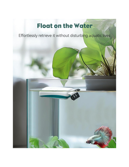 Limpiador Magnético de Acuario Pawfly con 2 Raspadores 6.35mm