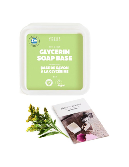 Base de Jabón de Glicerina Clara 0.91kg Skin Said Yes - Orgánico