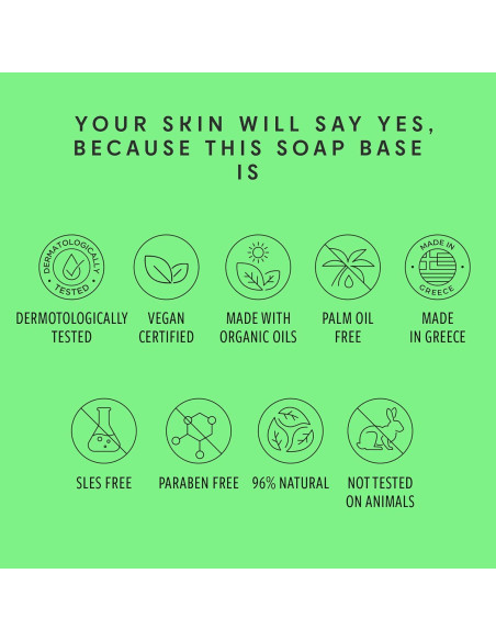 Base de Jabón de Glicerina Clara 0.91kg Skin Said Yes - Orgánico