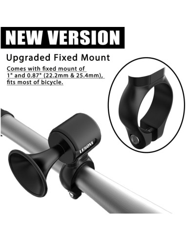 Timbre Eléctrico de Bicicleta LESOVI EH-2 PLUS 120dB IPX5