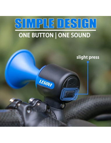 Timbre Eléctrico de Bicicleta LESOVI EH-2 PLUS 120dB IPX5