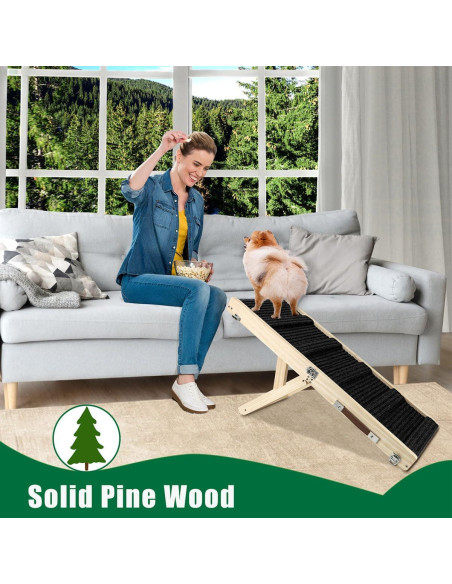 Rampa para Perros Pequeños Okydoky Plegable 81 cm Antideslizante