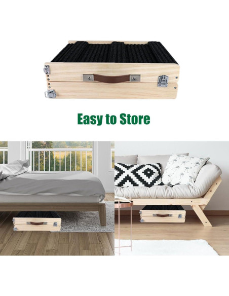 Rampa para Perros Pequeños Okydoky Plegable 81 cm Antideslizante