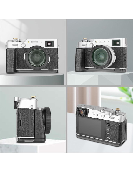 Mango de Agarre Haoge HG-XVIB para Fujifilm X100VI - Aluminio