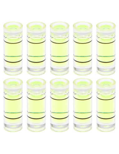 Niveles de Burbuja Cilíndricos HARFINGTON 10pcs 4.5x12mm